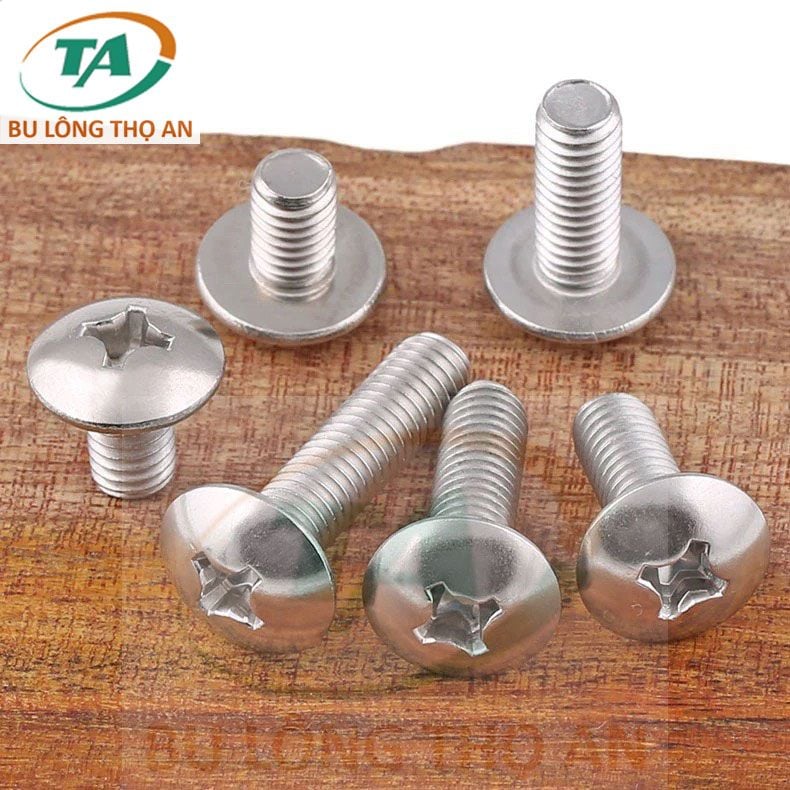 Vít pake đầu dù Inox 201, 304, 316