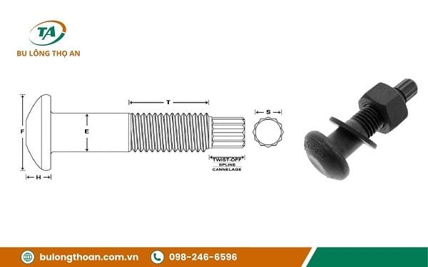 Thông số kỹ thuật của bu lông A490
