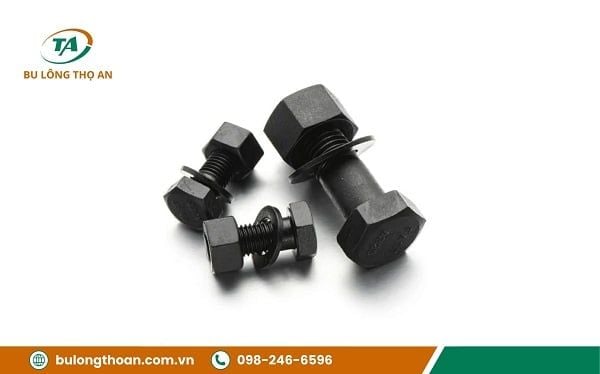 Bu lông A490 thép cacbon trung bình và hợp kim