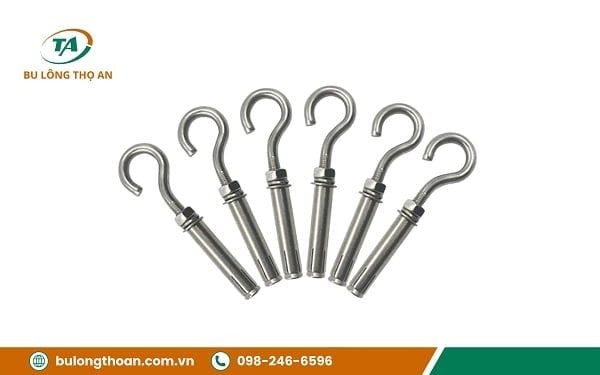 Bu lông nở móc làm từ Inox 201