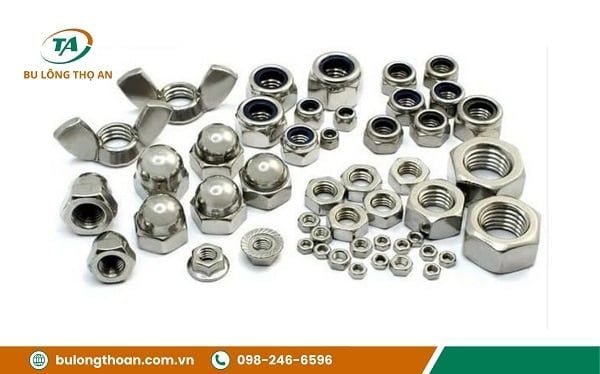Đai ốc - Ê cu Inox 304 có khả năng chịu nhiệt độ cao