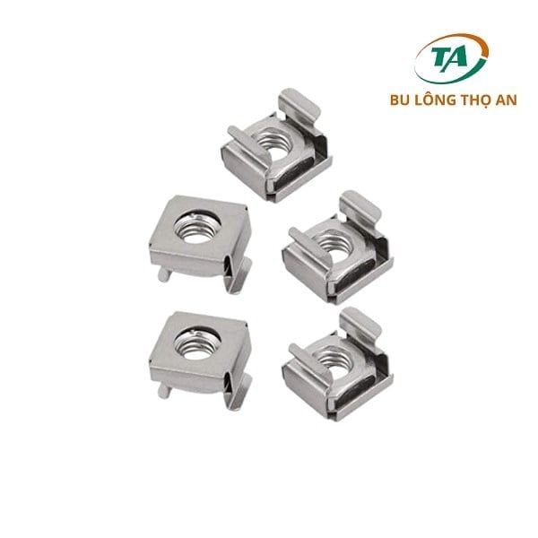 Đai ốc cài (ê cu cài) - Đai ốc tủ rack Inox mạ kẽm các loại chất lượng cao