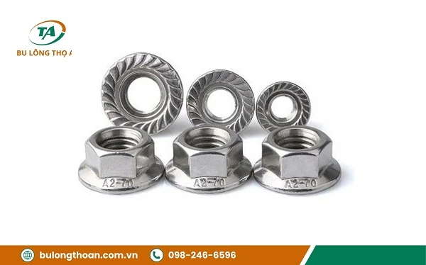 Ưu điểm của đai ốc liền long đen