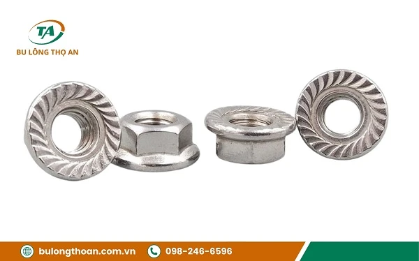 Thông số kỹ thuật của đai ốc liền long đen