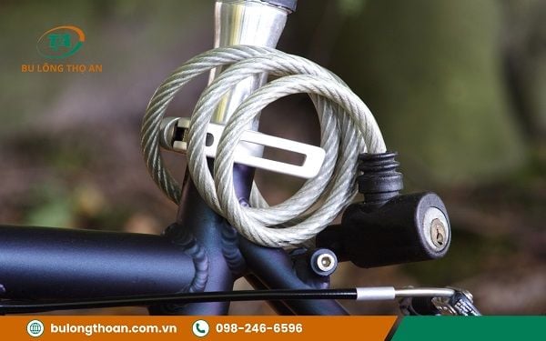 Tất cả các loại khóa dây cáp chống trộm - Khóa dây cáp xe sử dụng chìa khóa