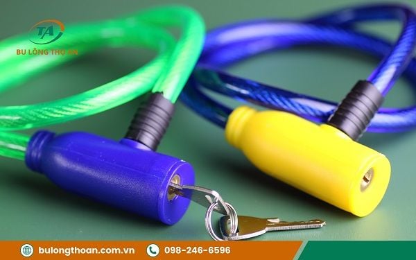 Đặc điểm của khóa dây cáp - Phần ổ khóa