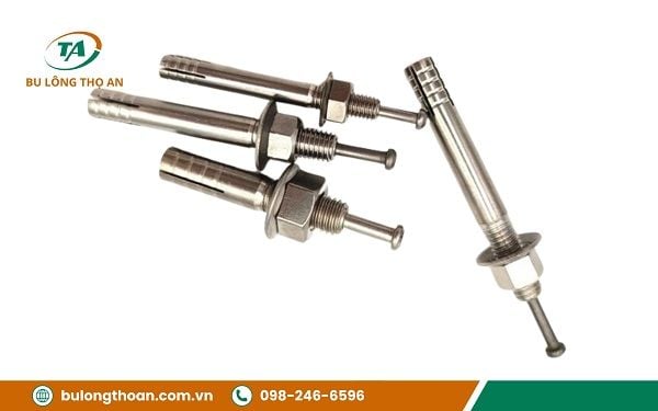 Các loại bu lông nở đinh được sử dụng nhiều