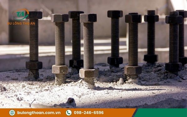 Quy trình lắp đặt bu lông neo móng đúng kỹ thuật