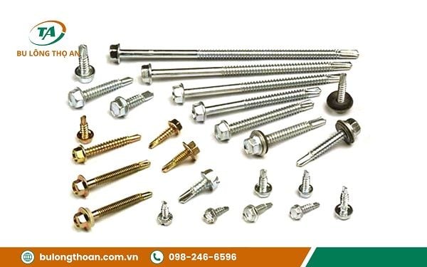 Phân loại các loại đinh vít theo rãnh bề mặt