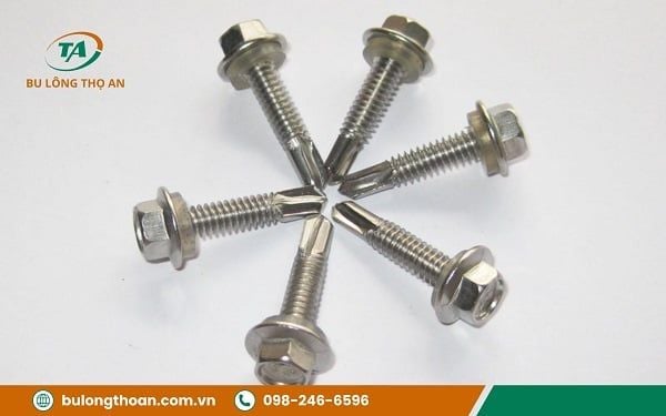 Vít bắn tôn đầu lục giác Inox