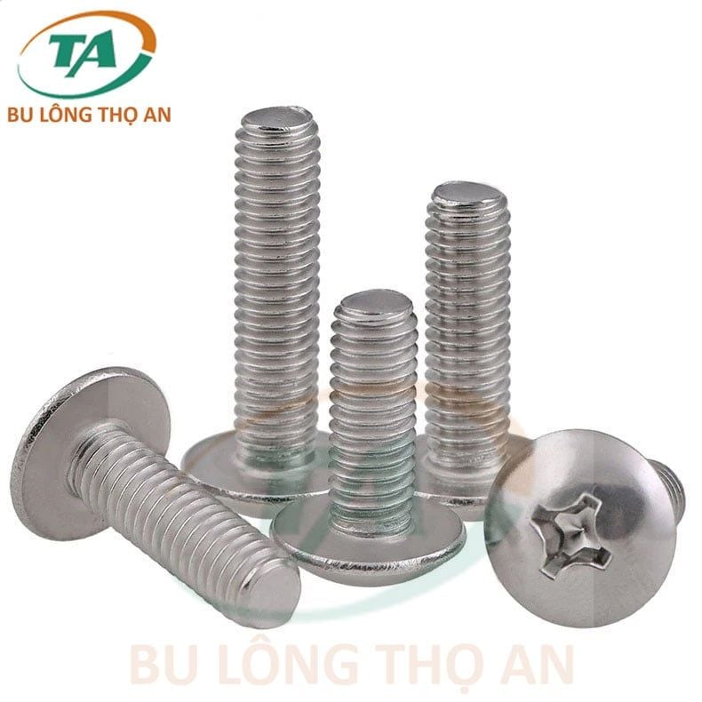 Vít pake đầu dù Inox 201, 304, 316