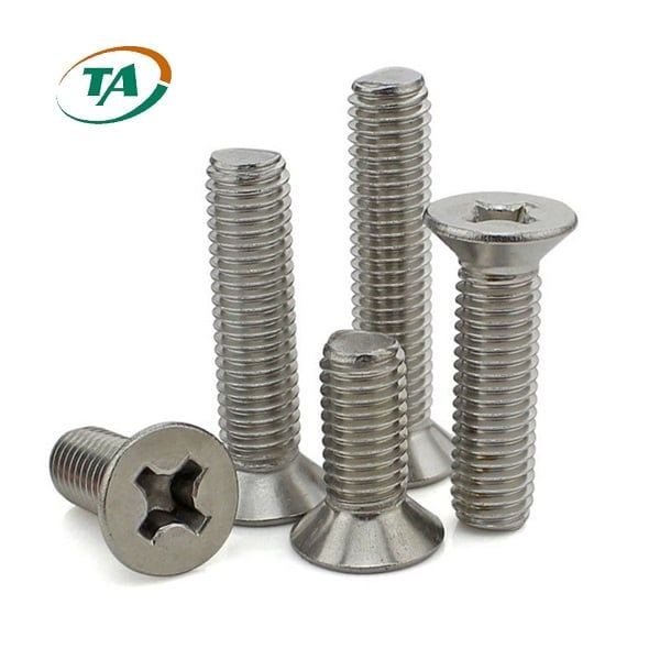 Vít pake, vít bu lông đầu bằng Inox 201, 304, 316 uy tín, chất lượng