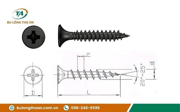 vit-thach-cao__4__grande Đặc điểm cấu tạo của vít bắn trần thạch cao