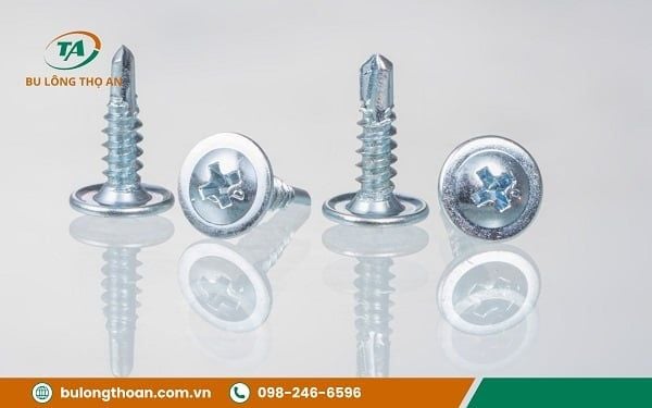 Cấu tạo của vít tự khoan