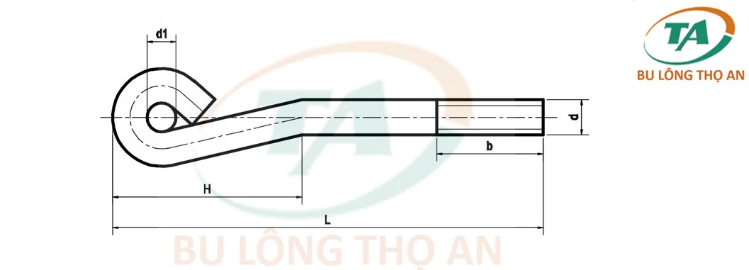 Cấu tạo Bulong neo móng
