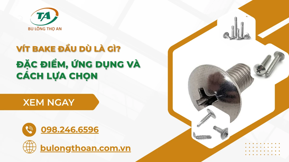 Vít bake đầu dù là gì?